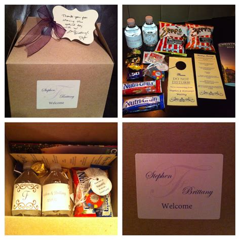 hotel gift boxes for wedding guests